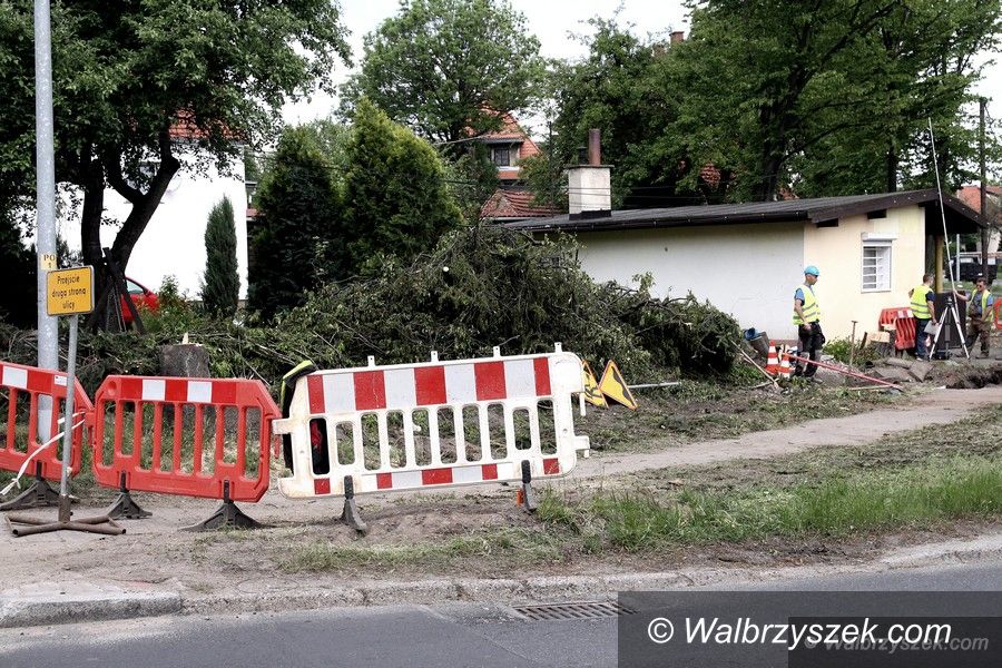Wałbrzych: Ruszyły prace na ulicy Kamienieckiej
