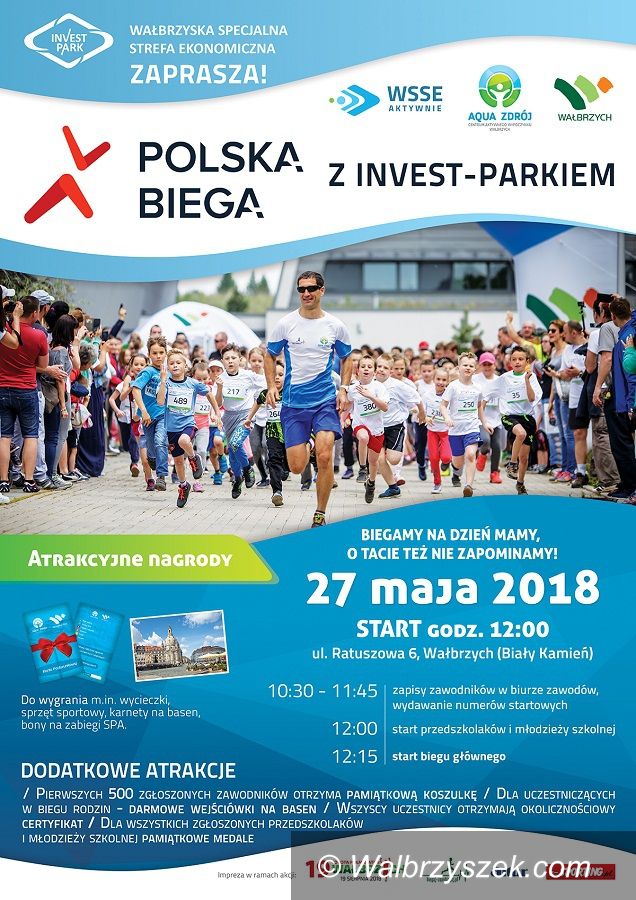Wałbrzych: Akcja "Polska Biega z Invest Parkiem" również w Wałbrzychu