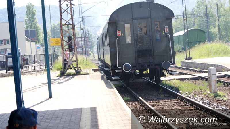 Wałbrzych/REGION: Muzealny pociąg zawitał w Wałbrzychu