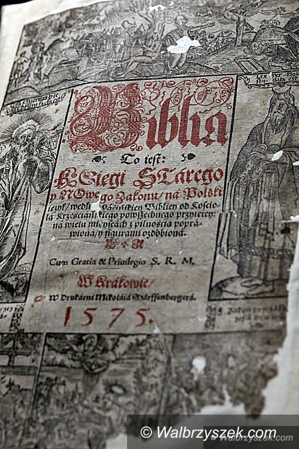 REGION, Jedlina-Zdrój: Biblia Leopolity w Pałacu Jedlinka