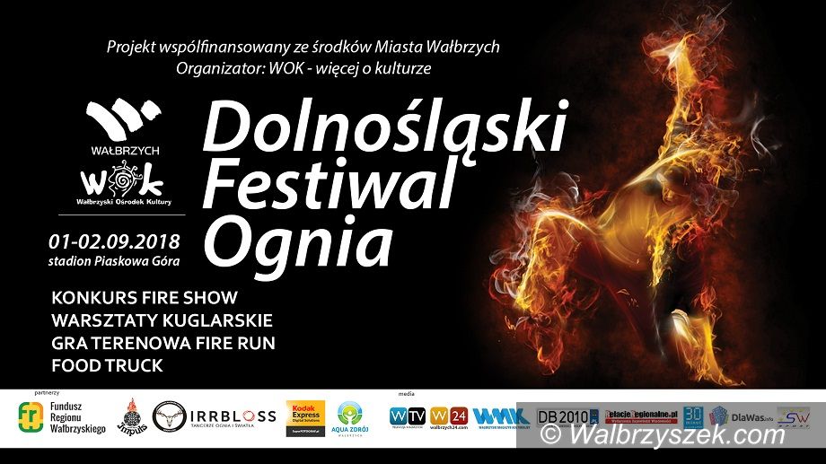 Wałbrzych: Dolnośląski Festiwal Ognia już wkrótce