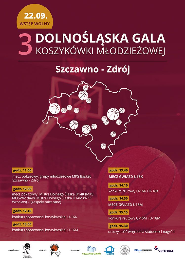 Szczawno-Zdrój: 3 Dolnośląska Gala Koszykówki Młodzieżowej w Szczawnie–Zdroju