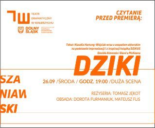 Wałbrzych: Jutro czytanie przed premierą w Szaniawskim