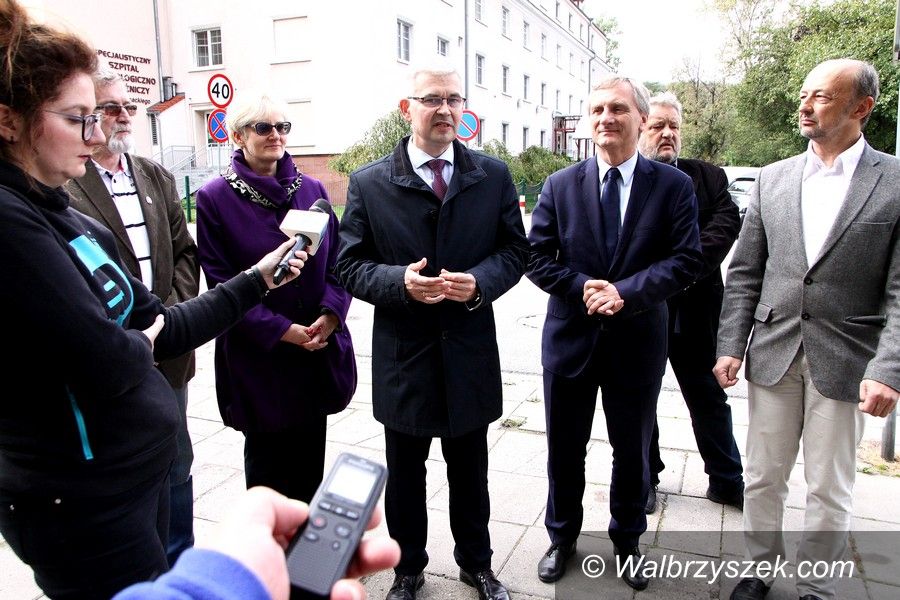 Wałbrzych: Wiceminister Zdrowia z wizytą w Wałbrzychu