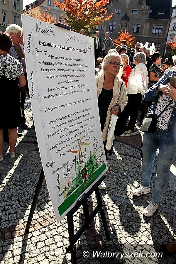 Wałbrzych: "Deklaracja dla Seniora" podpisana