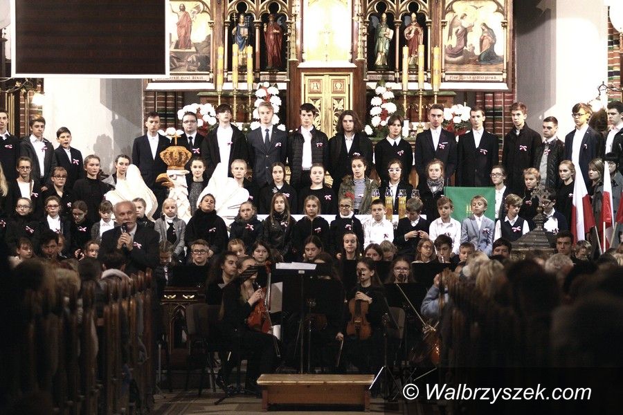 Wałbrzych: Uroczysty koncert w stulecie Odzyskania Niepodległości