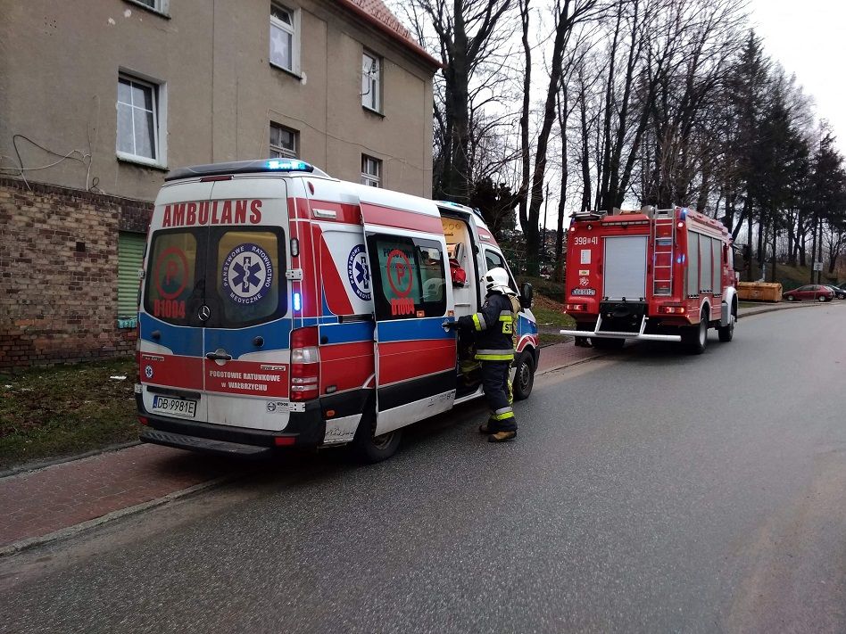 REGION, Boguszów-Gorce: Dzięki natychmiastowej akcji strażaków nie doszło do tragedii