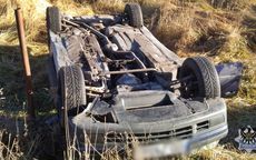 REGION, Grzędy: Po pijanemu rozbił samochód