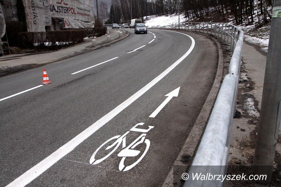 Wałbrzych: Nowe ścieżki rowerowe wzdłuż Świdnickiej