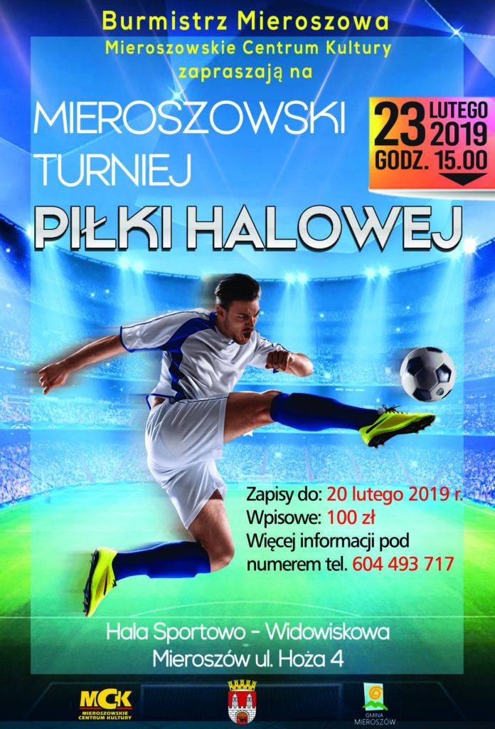 Mieroszów: Turniej piłki halowej odbędzie się w Mieroszowie