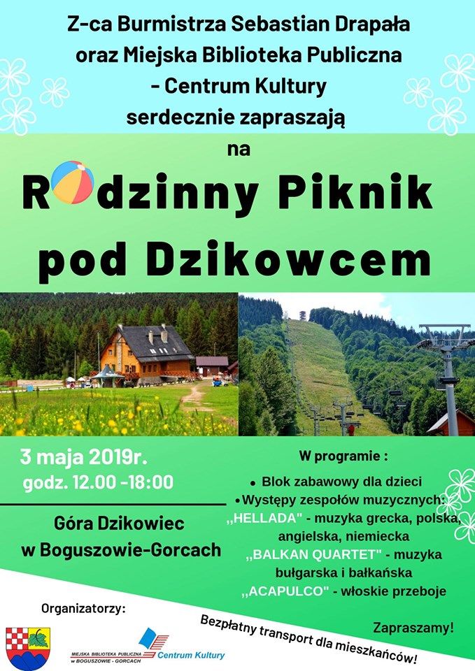REGION, Boguszów-Gorce: Rodzinny Piknik pod Dzikowcem już dziś!