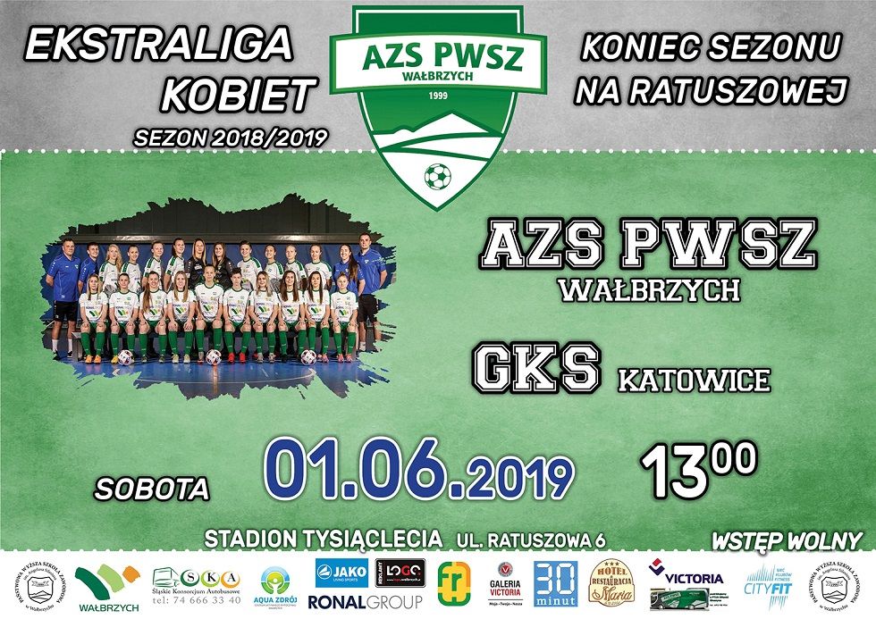 Wałbrzych: Ekstraliga piłkarska kobiet: Ostatni mecz przed własną publicznością