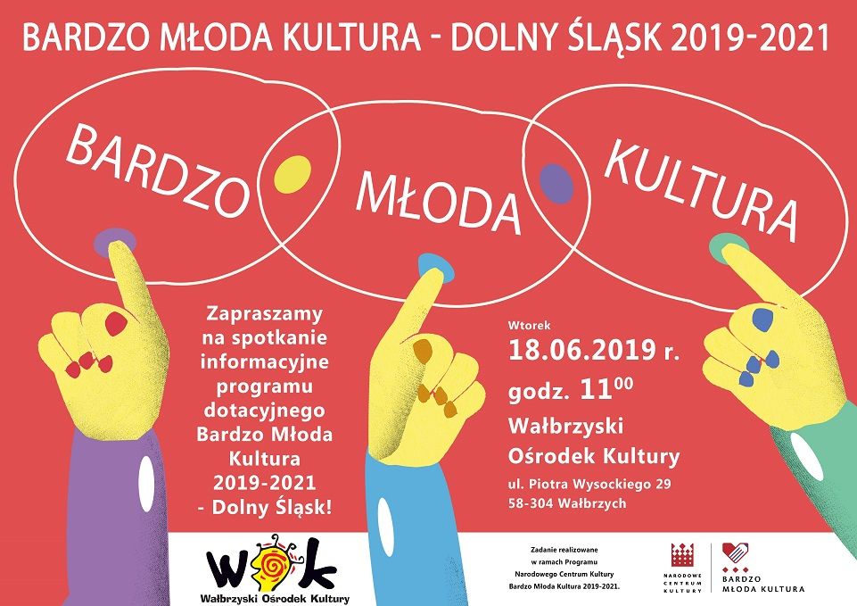Wałbrzych: Bardzo Młoda Kultura 2019–2021 to projekt, który będzie realizowany w Wałbrzychu
