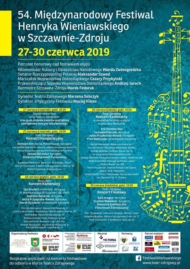 REGION, Szczawno-Zdrój: Festiwal Wieniawskiego już pojutrze