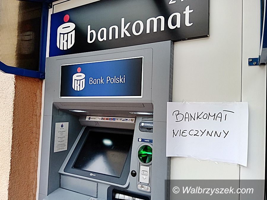 powiat wałbrzyski: Atak na bankomaty