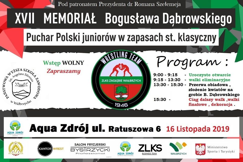 Wałbrzych: Memoriał Dąbrowskiego