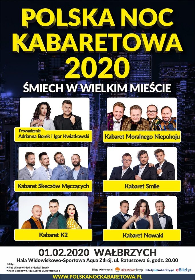 Wałbrzych: Polska Noc Kabaretowa 2020