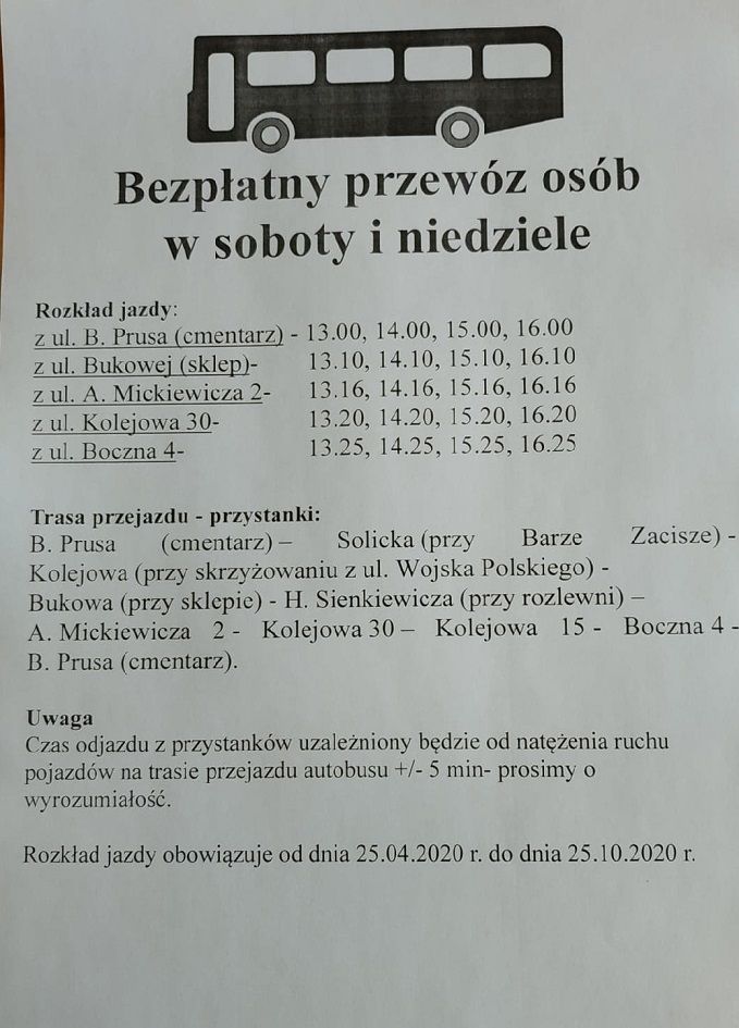 REGION, Szczawno-Zdrój: Bezpłatnie na cmentarz