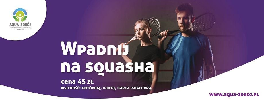 Wałbrzych: Zagraj w squasha