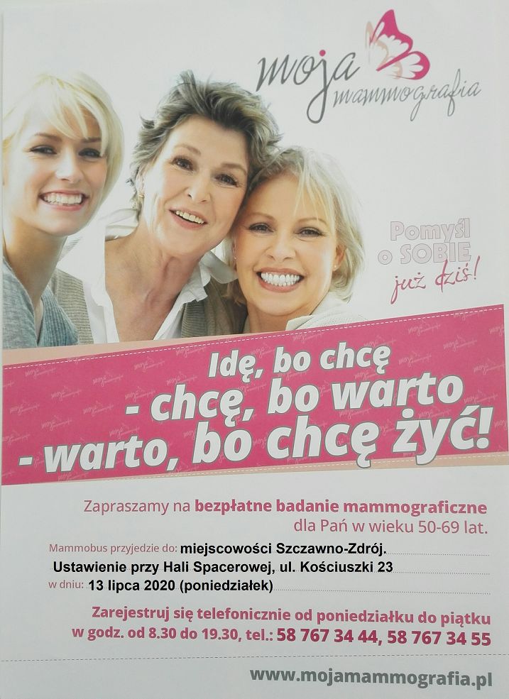 REGION, Szczawno-Zdrój: Badania mammograficzne