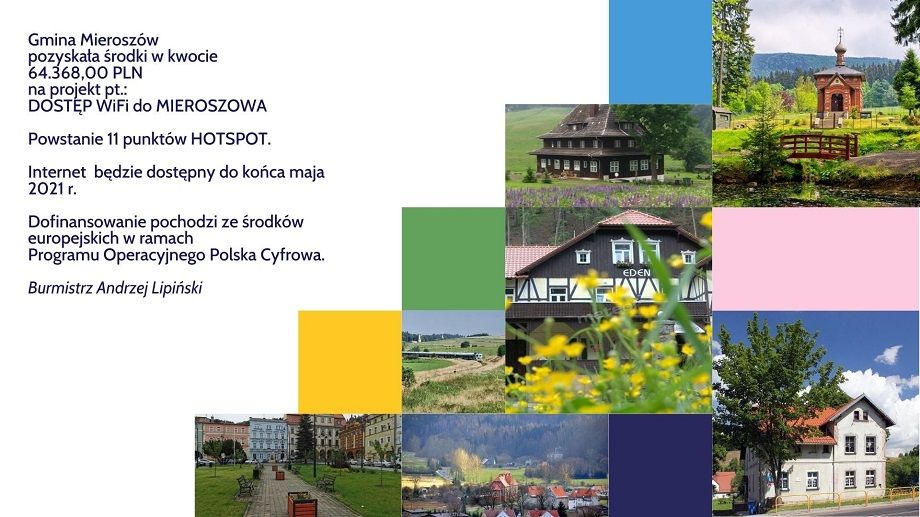 REGION, Mieroszów: Gmina z wifi