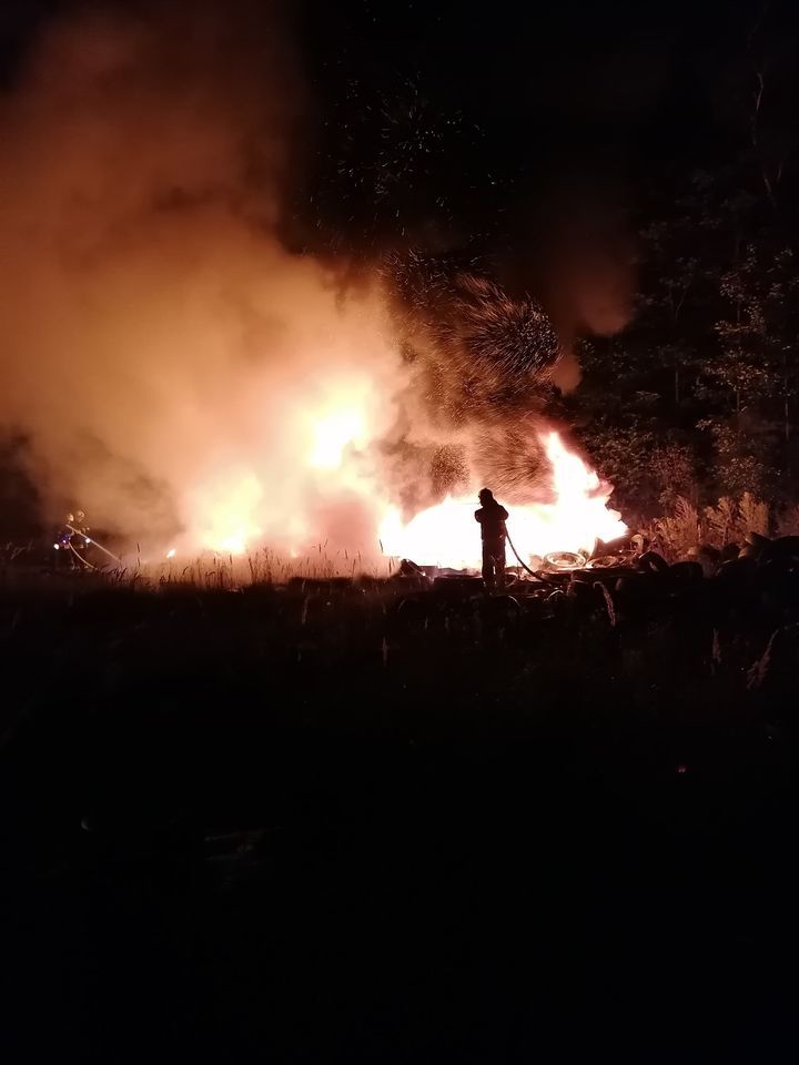 REGION, Boguszów-Gorce: Płonęło wysypisko