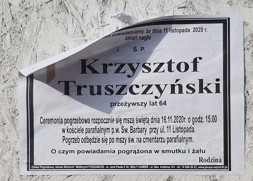 Wałbrzych: Zmarł Krzysztof Truszczyński