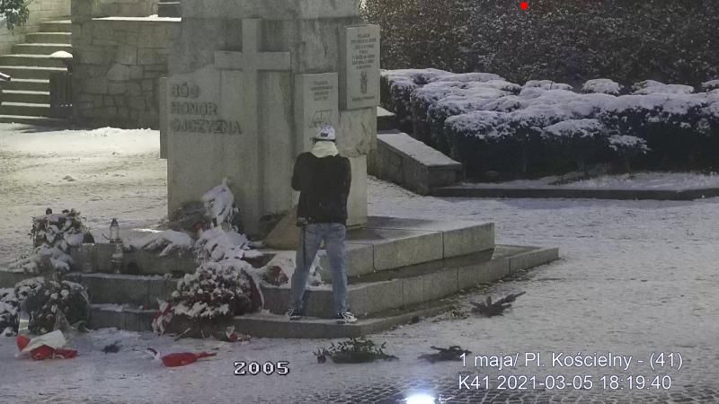 Wałbrzych: Znieważył pomnik