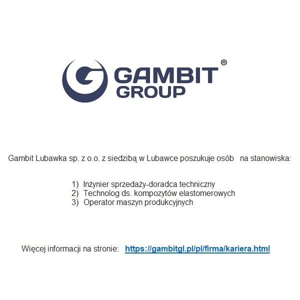 REGION: Gambit proponuje pracę