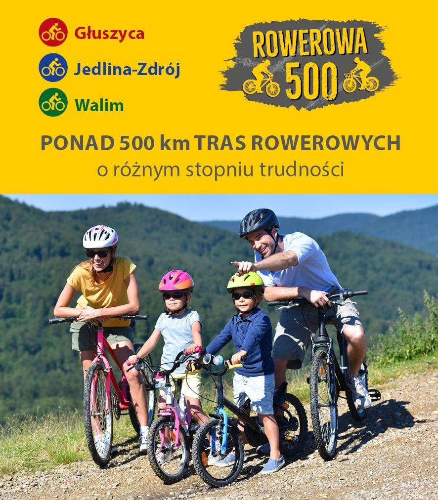 REGION, Jedlina-Zdrój/Głuszyca/Walim: Docenili "Rowerową 500"
