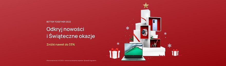 Wałbrzych/Kraj: Rabat na laptopa Huawei jest dostępny w te święta