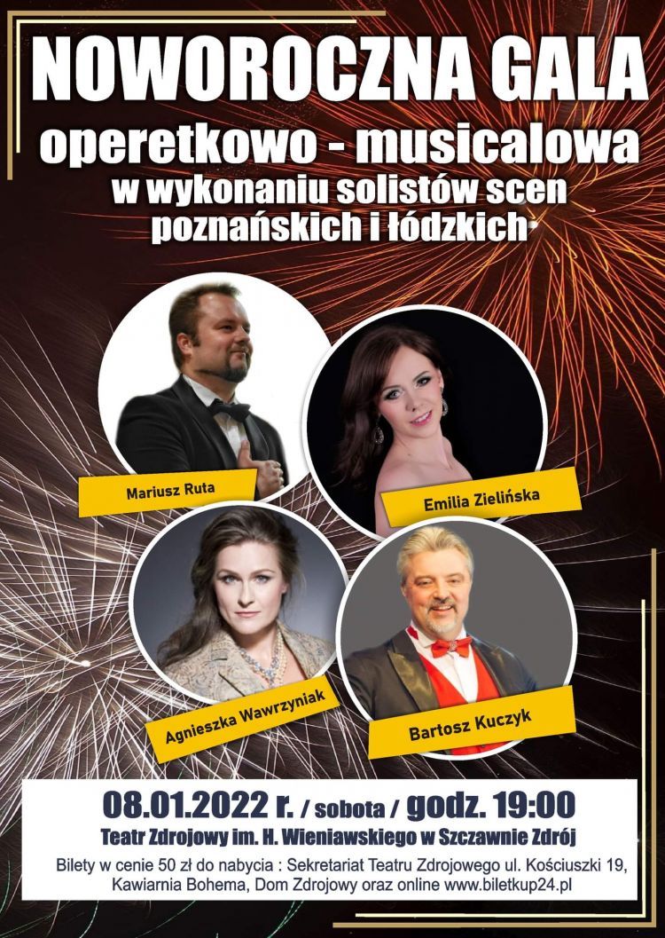 REGION, Szczawno-Zdrój: Noworoczna Gala Operetkowo–Musicalowa – bilety do wygrania