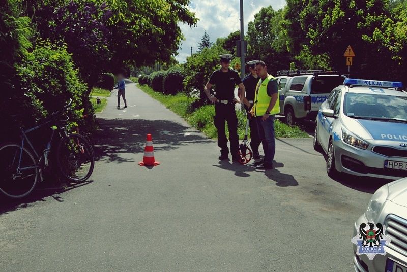 Wałbrzych: Zderzenie dwóch rowerzystów