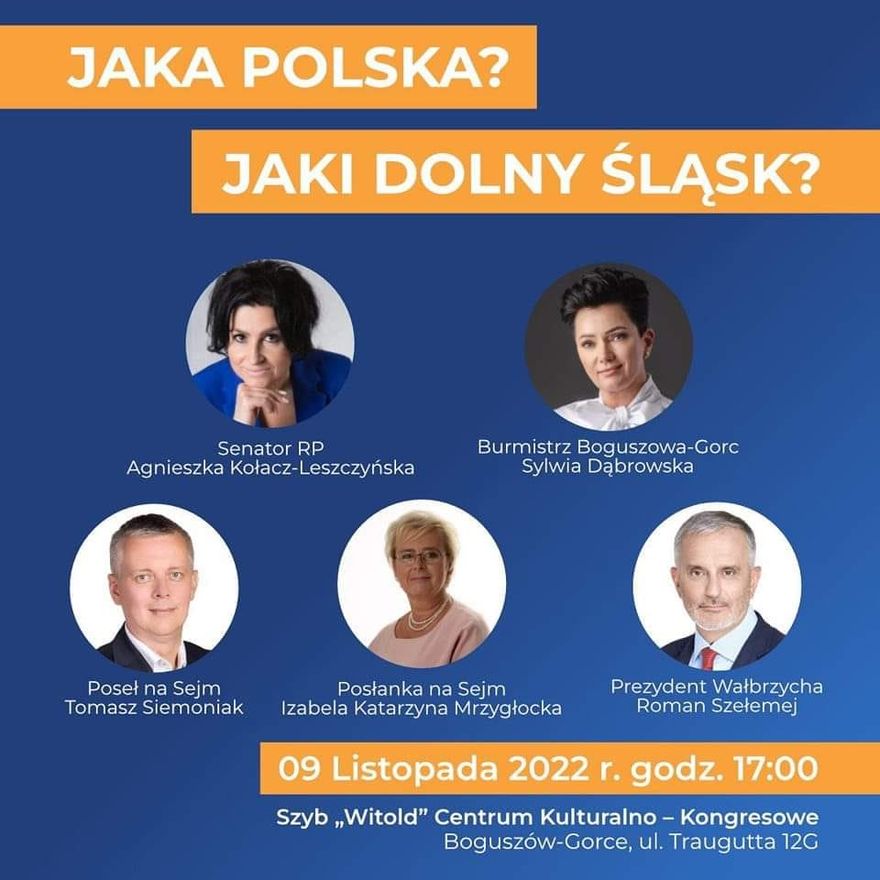 REGION, Boguszów-Gorce: Zadaj pytania parlamentarzystom