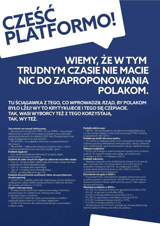 Wałbrzych/Kraj: PiS nie zostawia suchej nitki na PO