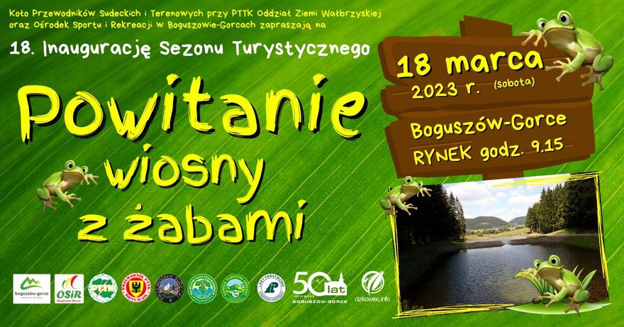 REGION, Boguszów-Gorce: Powitanie Wiosny z żabami!