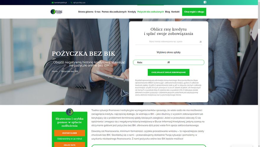 Wałbrzych/Kraj: Pożyczki bez weryfikacji w BIK