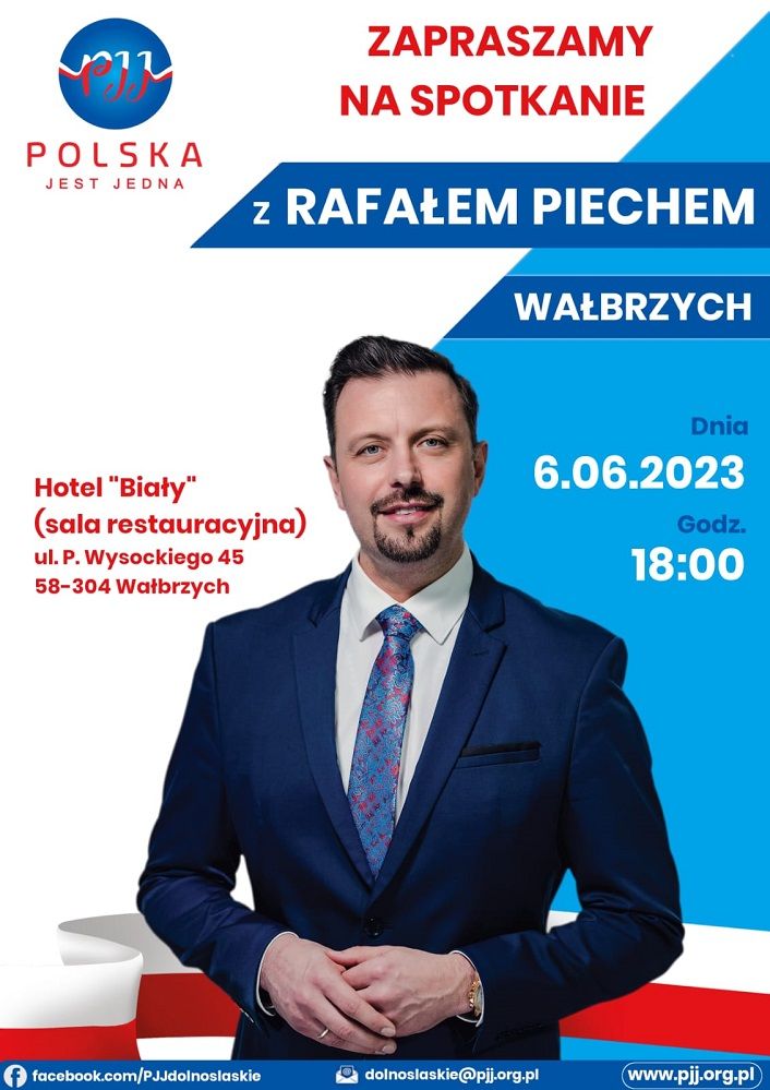 Wałbrzych/Kraj: Rafał Piech z wizytą w Wałbrzychu
