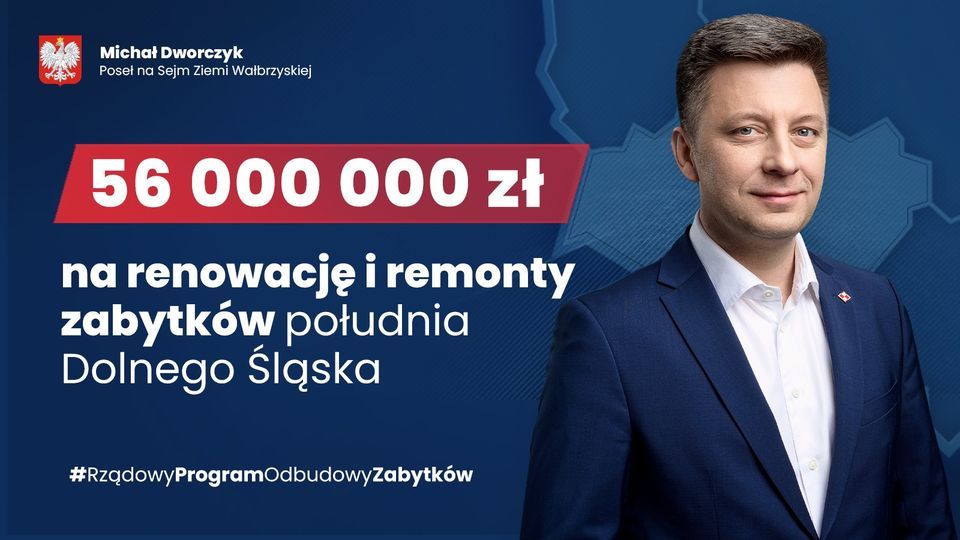 Wałbrzych/powiat wałbrzyski: Rząd przyznał środki na zabytki
