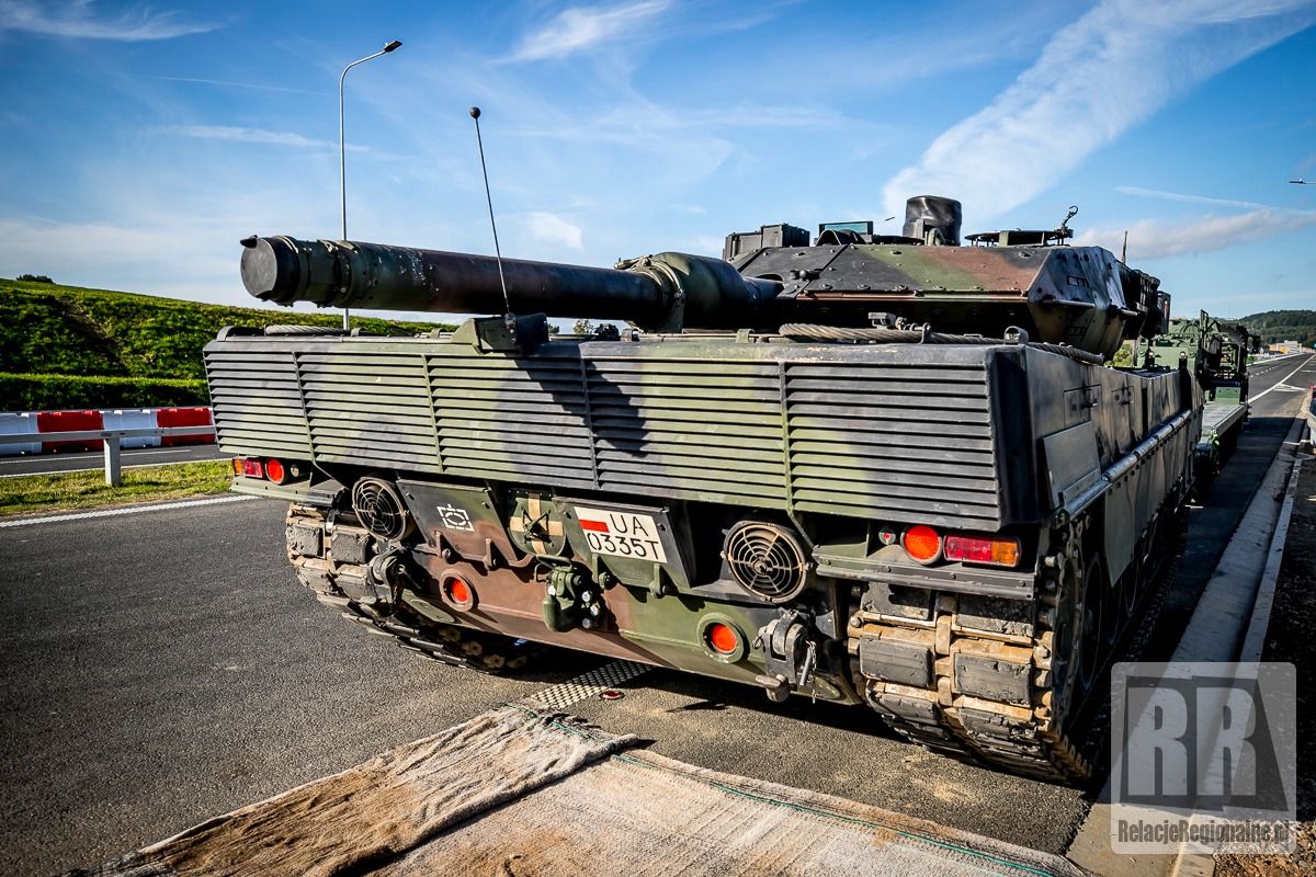 REGION, Kamienna Góra: Ćwiczenia na S3 z czołgiem Leopard