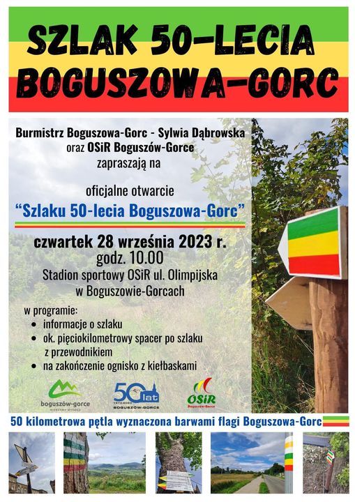 REGION, Boguszów-Gorce: Otwarcie szlaku