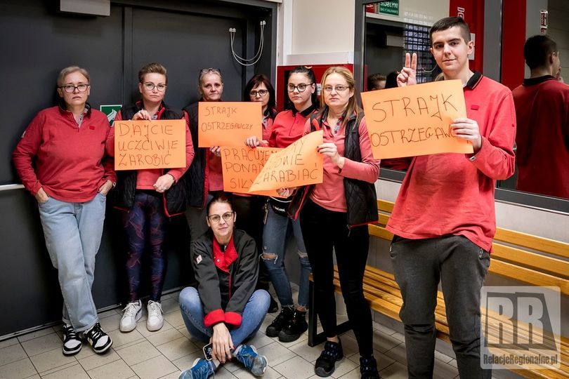 REGION, Kamienna Góra: Strajk w Kauflandzie