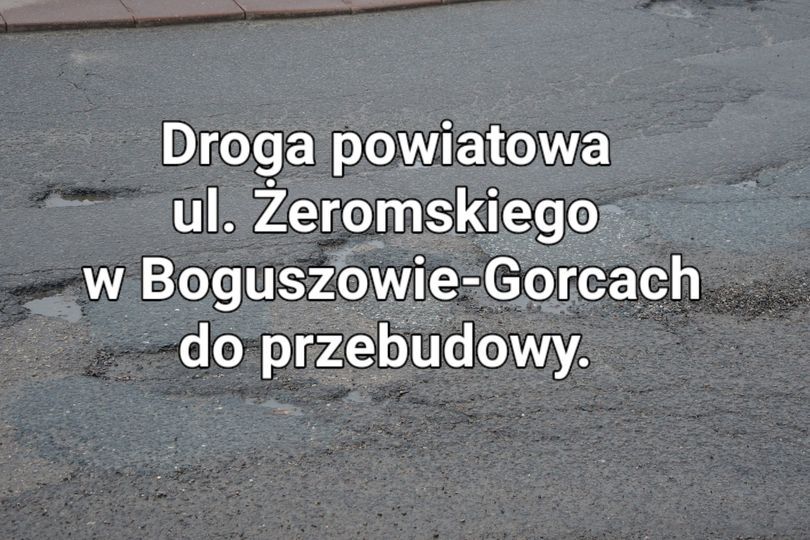 powiat wałbrzyski: Przetarg na ulicę Żeromskiego