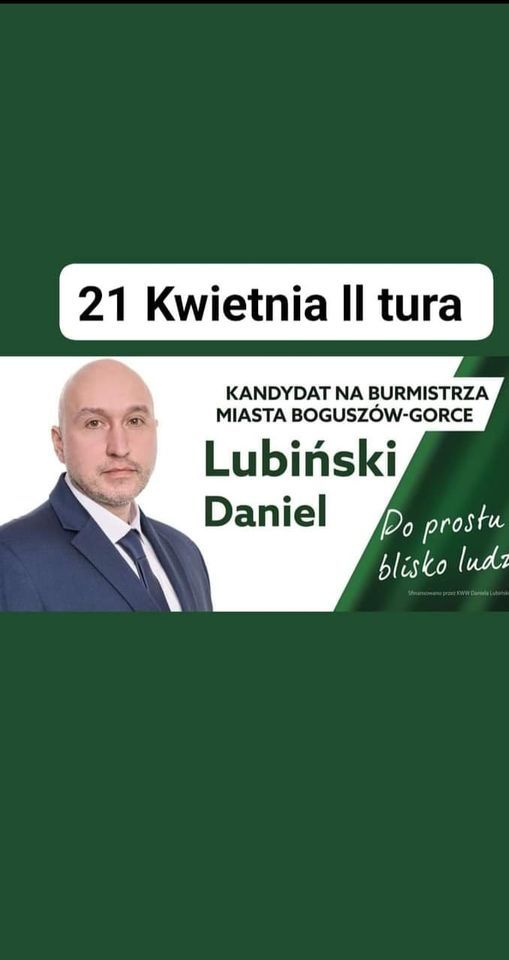 REGION, Boguszów-Gorce: Daniel Lubiński nowym burmistrzem Boguszowa–Gorc
