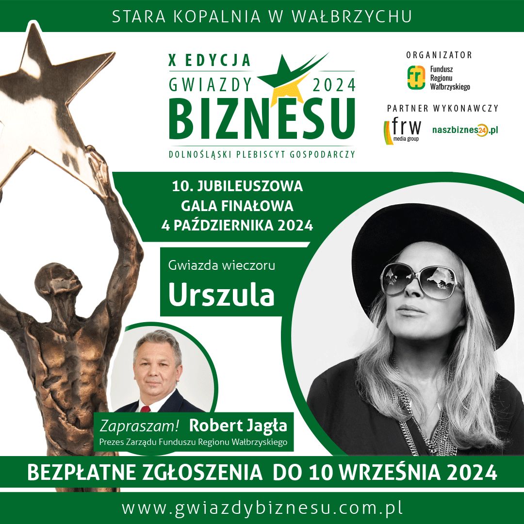 Wałbrzych/REGION: Urszula gwiazdą Gwiazd Biznesu!