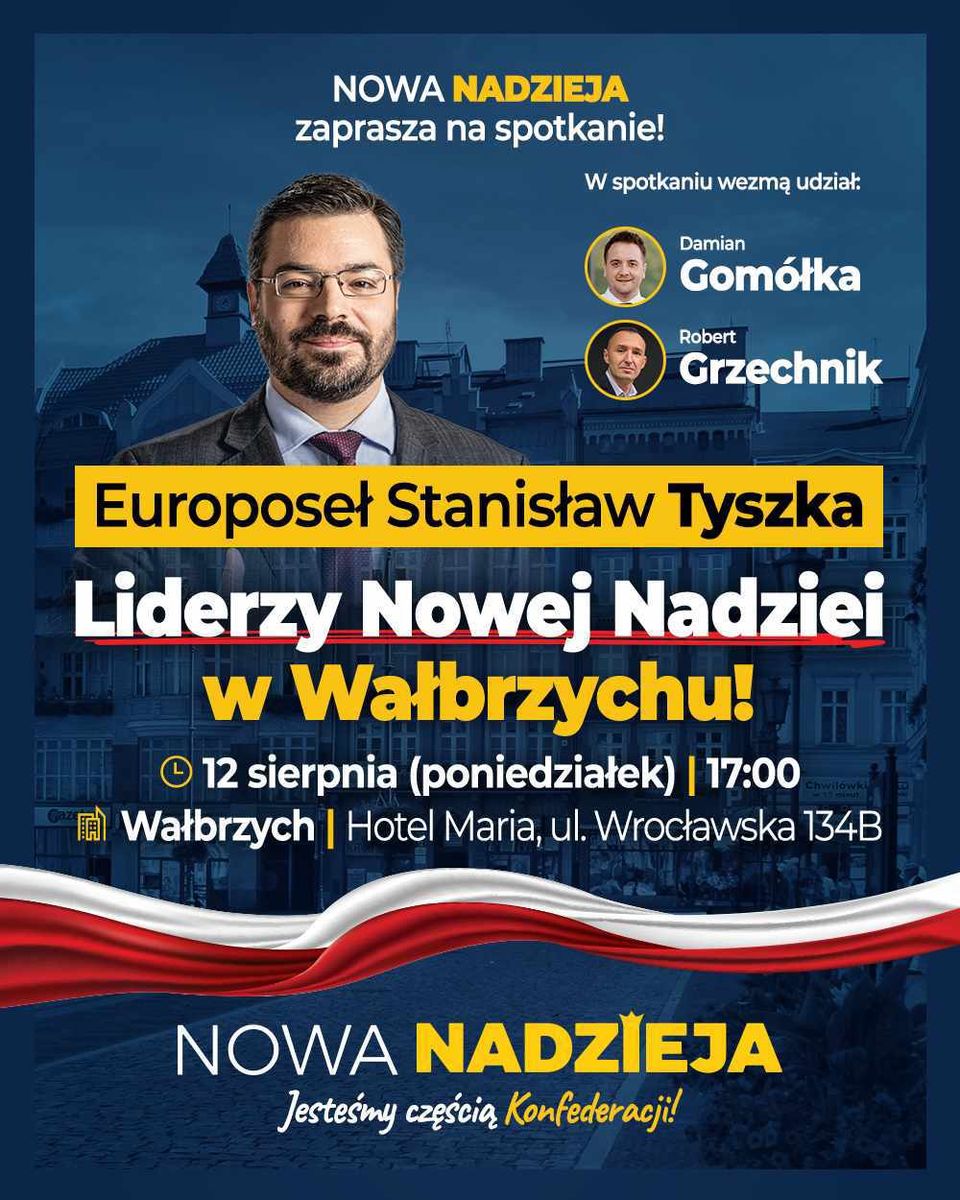 Wałbrzych: Wizyta europosła Konfederacji