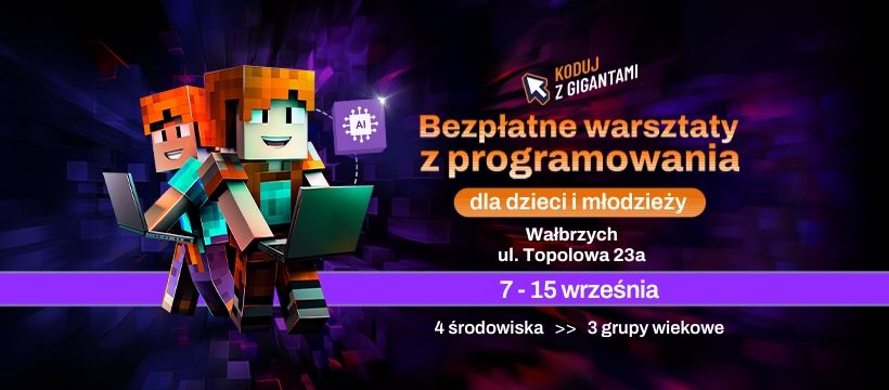 Wałbrzych/REGION: Dołącz do Cyber Przygody w świecie AI – Bezpłatne warsztaty Programowania w Wałbrzychu!