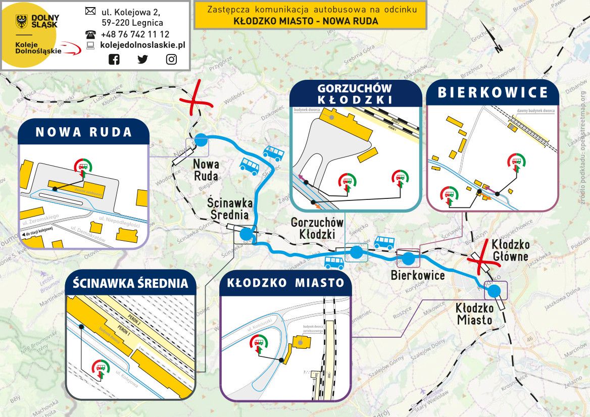 REGION: Aktualny stan linii kolejowych