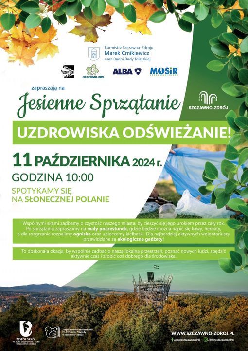 REGION, Szczawno-Zdrój: Jesienne sprzątanie Uzdrowiska