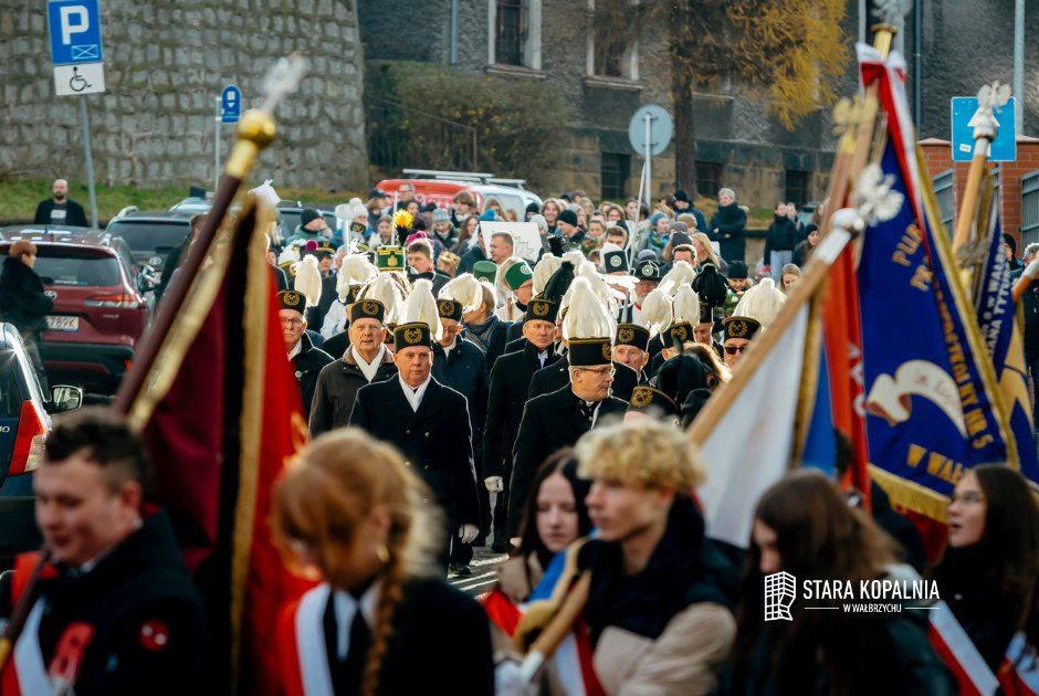 Wałbrzych: Górnicza parada przeszła przez miasto